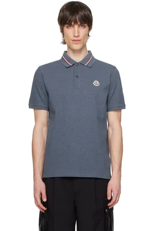 Moncler Blue Patch Polo