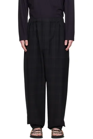 LEMAIRE Navy Relaxed Trousers