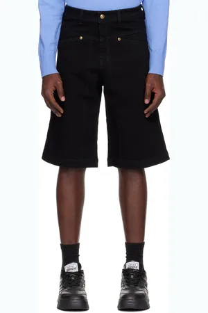 VERSACE Black Four-Pocket Shorts