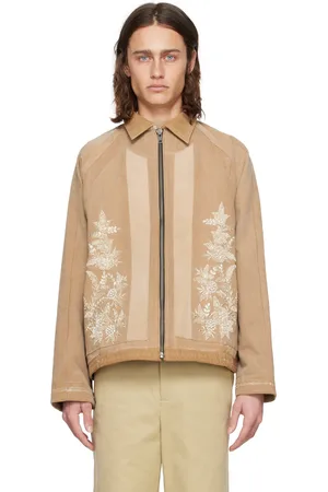 Kartik Research Beige T-Pattern Jacket