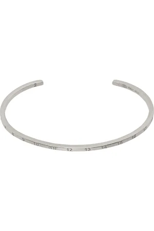 Maison Margiela Silver Numerical Cuff Bracelet