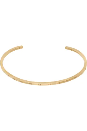 Maison Margiela Gold Numerical Cuff Bracelet