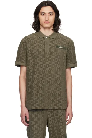 Moncler Khaki Monogram Polo