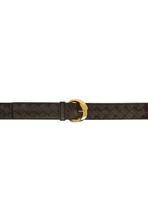 Bottega Veneta Brown Essential Twist Belt