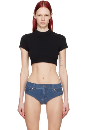Alexander Wang Black Embossed T-Shirt