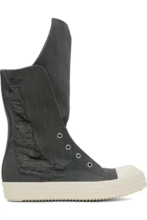 Rick Owens Gray Boot Sneaks Sneakers