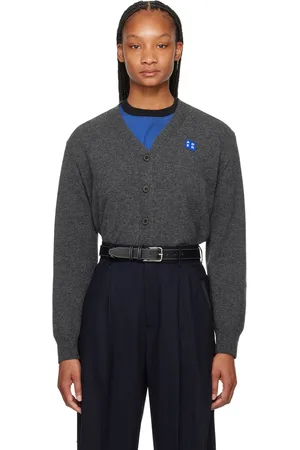 Ader Error Gray Significant TRS Tag Cardigan