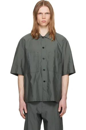 LEMAIRE Green Washed Shirt