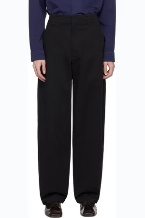 LEMAIRE Black Maxi Trousers