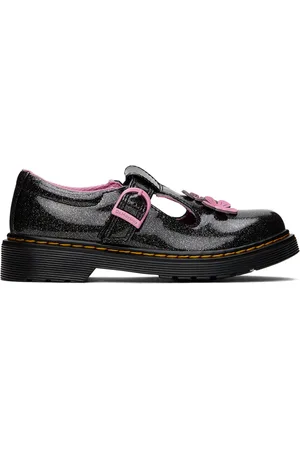 Dr. Martens Kids Black Polley Big Kids Oxfords