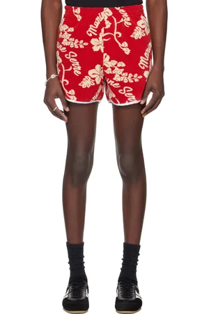 Marine Serre Red Towel Shorts