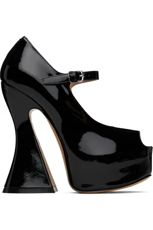Maison Margiela Black Sketch Mary Jane Heels