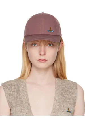 Vivienne Westwood Burgundy Embroidered Cap