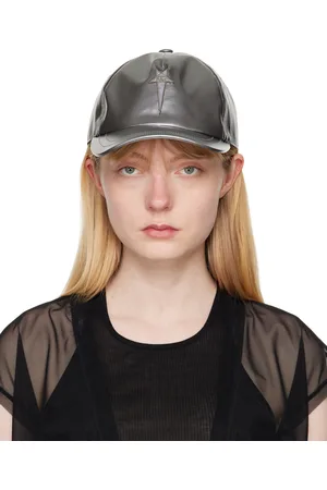 Rick Owens Silver Champion Edition Nylon Baseball Cap