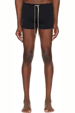 Rick Owens Black Champion Edition Swim Shorts