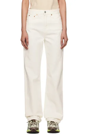 Sporty & Rich Off-White Loose Fit Jeans
