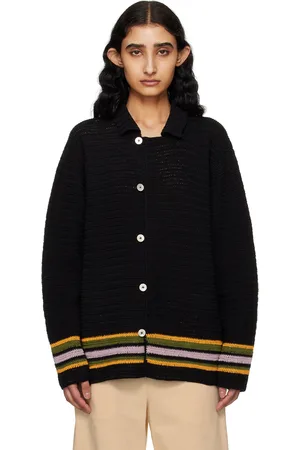 BODE Black Harbor Stripe Cardigan