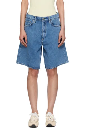 RAG&BONE Blue McKenna Denim Shorts