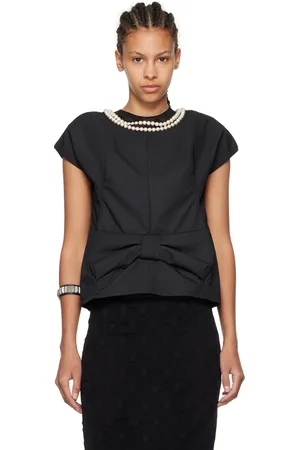 JUNYA WATANABE Black Bow Blouse
