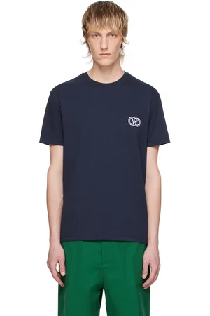 VALENTINO Navy VLogo T-Shirt