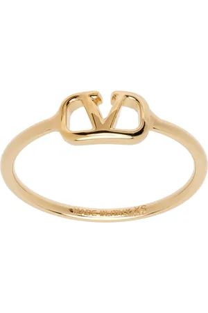 VALENTINO GARAVANI Gold VLogo Ring