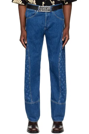 Marine Serre Blue Deadstock Jeans