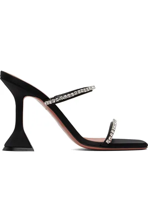 Amina Muaddi Gilda Slipper Heeled Sandals