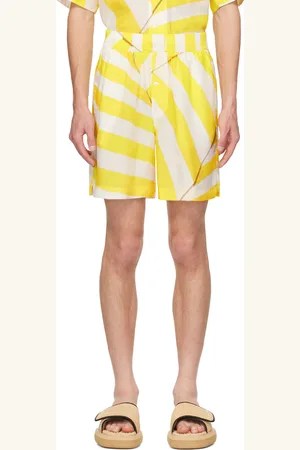 Eytys Yellow & White Aniara Shorts