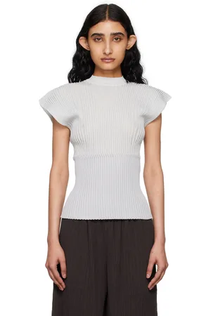 Issey Miyake Gray Sensu Sweater