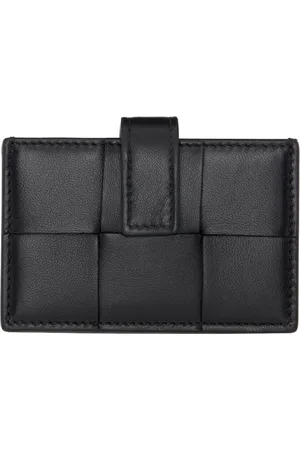 Bottega Veneta Black Accordion Card Holder