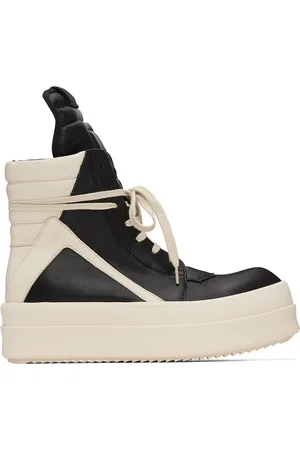 Rick Owens Black Porterville Mega Bumper Geobasket Sneakers