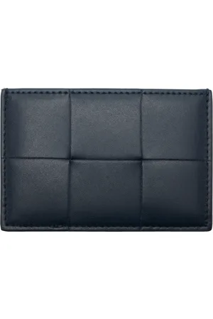 Bottega Veneta Blue & Red Cassette Credit Card Holder