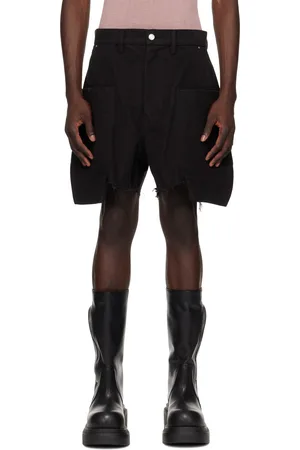 Rick Owens Black Porterville Stefan Shorts
