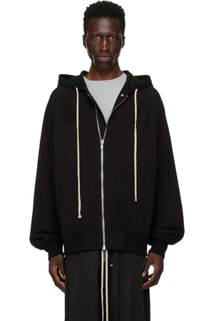 Rick Owens Black Porterville Windbreaker Hoodie