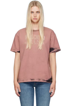 Moschino Pink Bleached T-Shirt