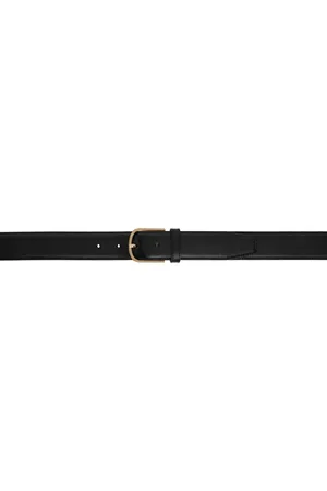 Totême Black Wide Trouser Belt