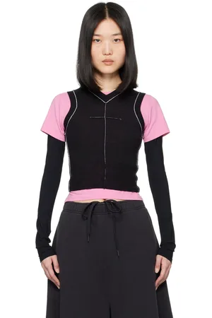 Maison Margiela Black Inverted Seam Tank Top