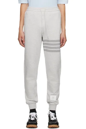 Thom Browne Gray Classic 4-Bar Sweatpants