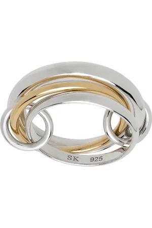SPINELLI KILCOLLIN Silver & Gold Amaryllis Ring