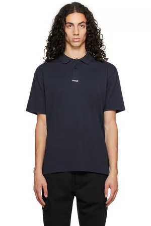 HUGO BOSS Navy Bonded Polo