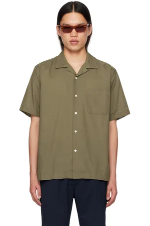 NANAMÍCA Taupe Open Collar Shirt