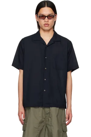 NANAMÍCA Navy Open Collar Shirt