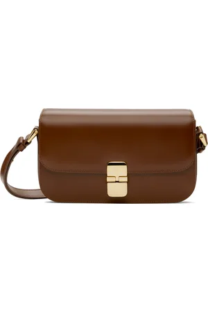 A.P.C. Brown Grace Shoulder Bag