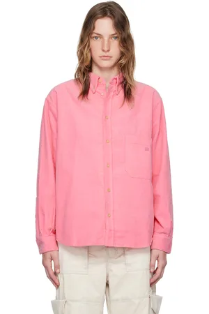 Acne Studios Pink Corduroy Shirt
