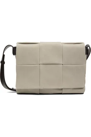 Bottega Veneta Beige Arco Flap Messenger Bag