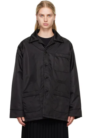 Maison Margiela Black Spread Collar Jacket