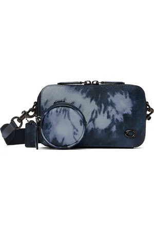 Coach Navy Charter Slim Tie Dye Messenger Bag