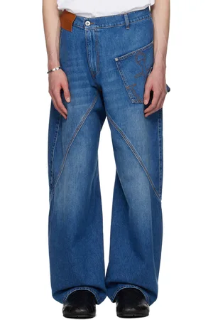 J.W.Anderson Blue Twisted Workwear Jeans
