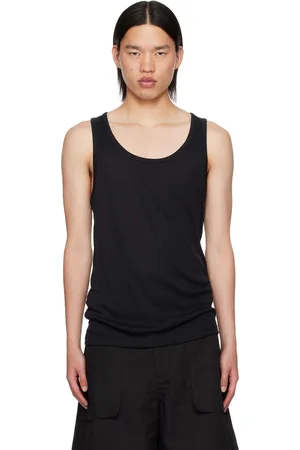 STUDIO NICHOLSON Navy Brucio Tank Top