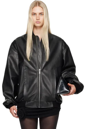 MAGDA BUTRYM Oversized Leather Jacket